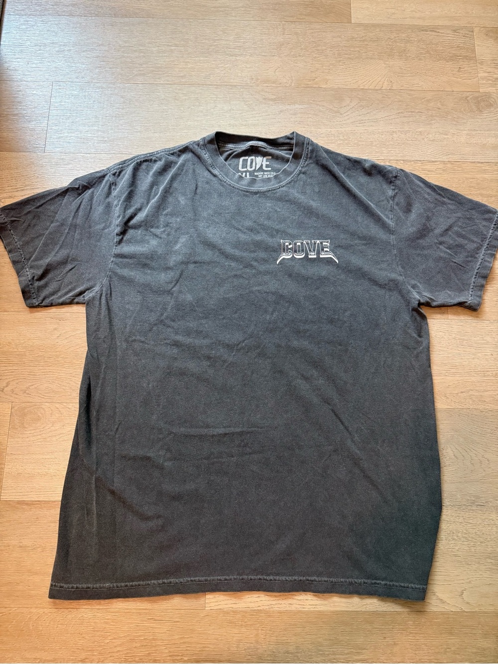 Cove Men's Black Graphic Crewneck T-Shirt - XL - 100% Cotton